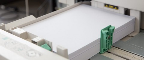 Printer paper tray 