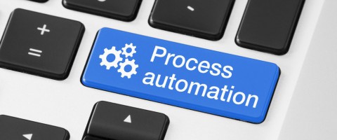 Process automation button on keyword with gears