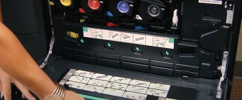 How to Replace Toner in a Toshiba eStudio 3505 AC