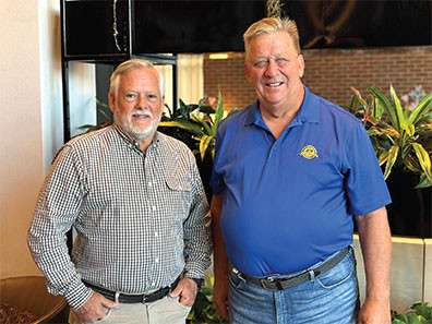 JD Young and A&B Business Solutions partnership photo featuring Robert Stuart and Dennis Aanenson